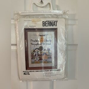 New Vintage Bernat Liberty Sampler Embroidery Kit 9110